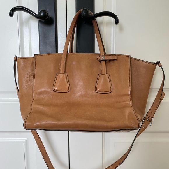 PRADA Twin Pocket Tote in Natural Calf Leather - Picture 6 of 7